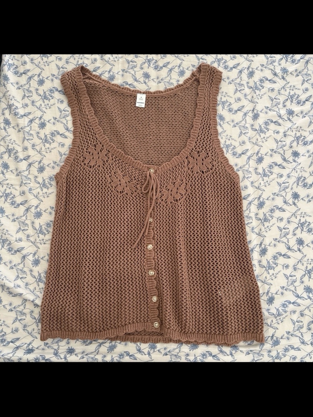 Old Navy Women’s Knit Button-Front Tank Top